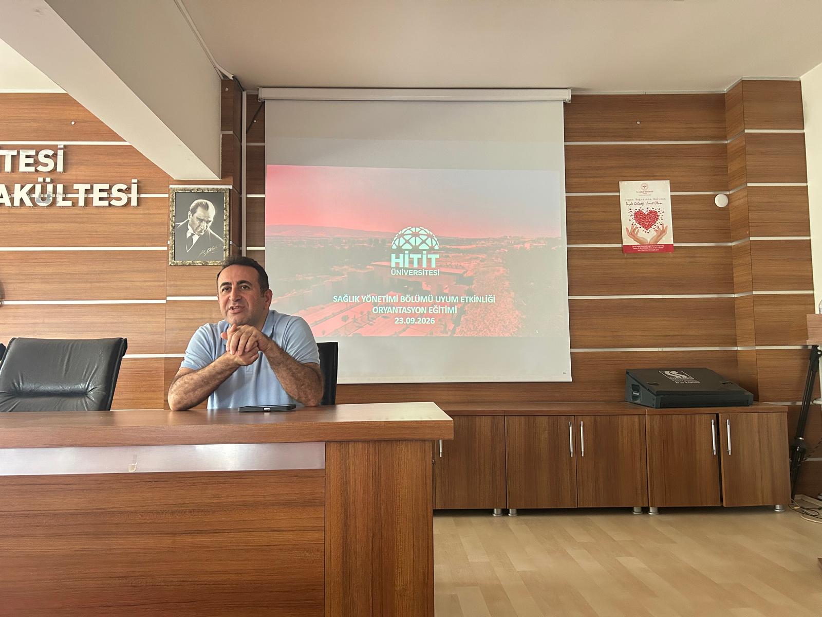 Sağlık Yönetimi Bölümü Yeni Öğrencileri İçin Uyum Etkinlikleri Kapsamında Oryantasyon Eğitimi Gerçekleştirildi