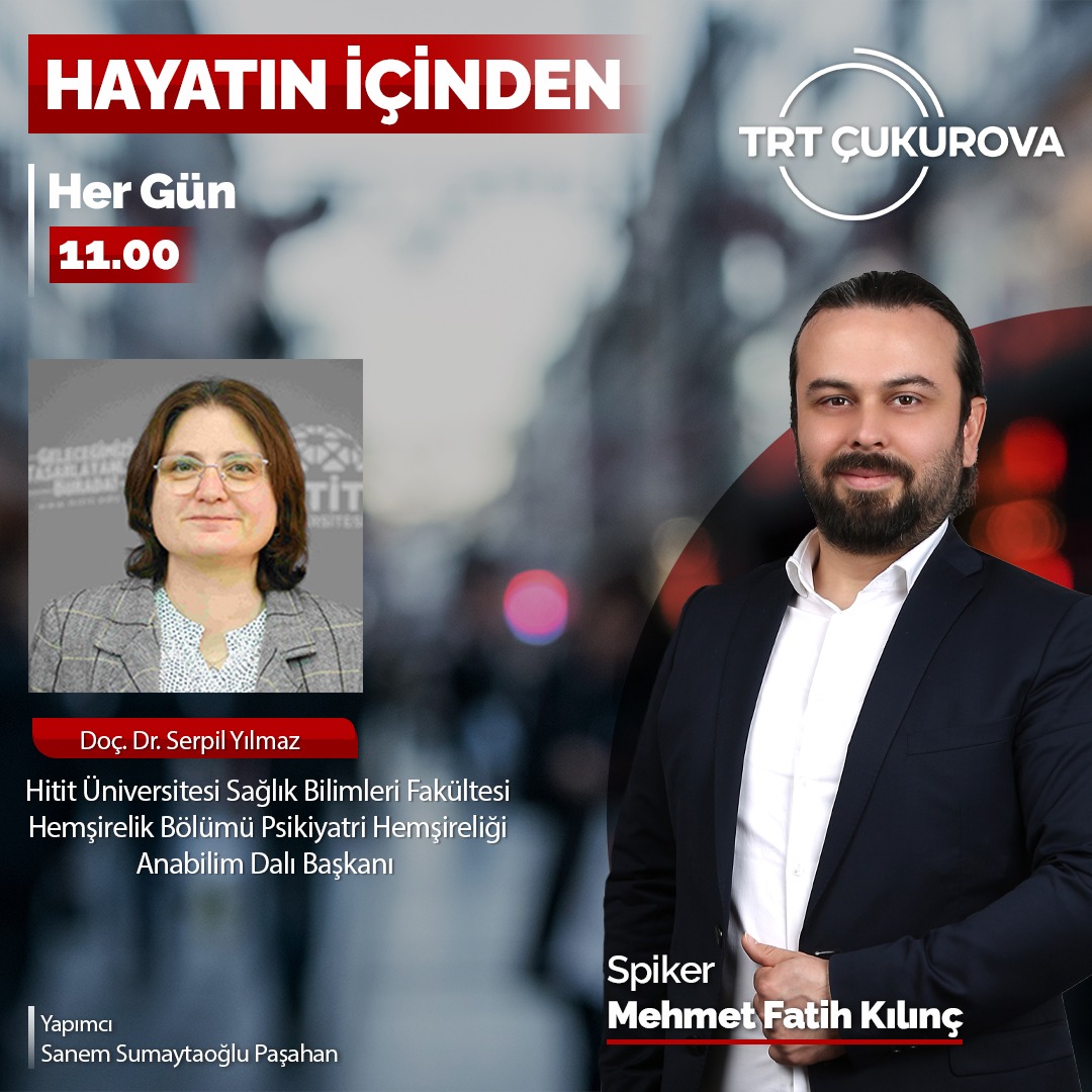 Bölümümüz Öğretim Üyesi Doç. Dr. Serpil Yılmaz, TRT Çukurova Radyosu’na Konuk Oldu