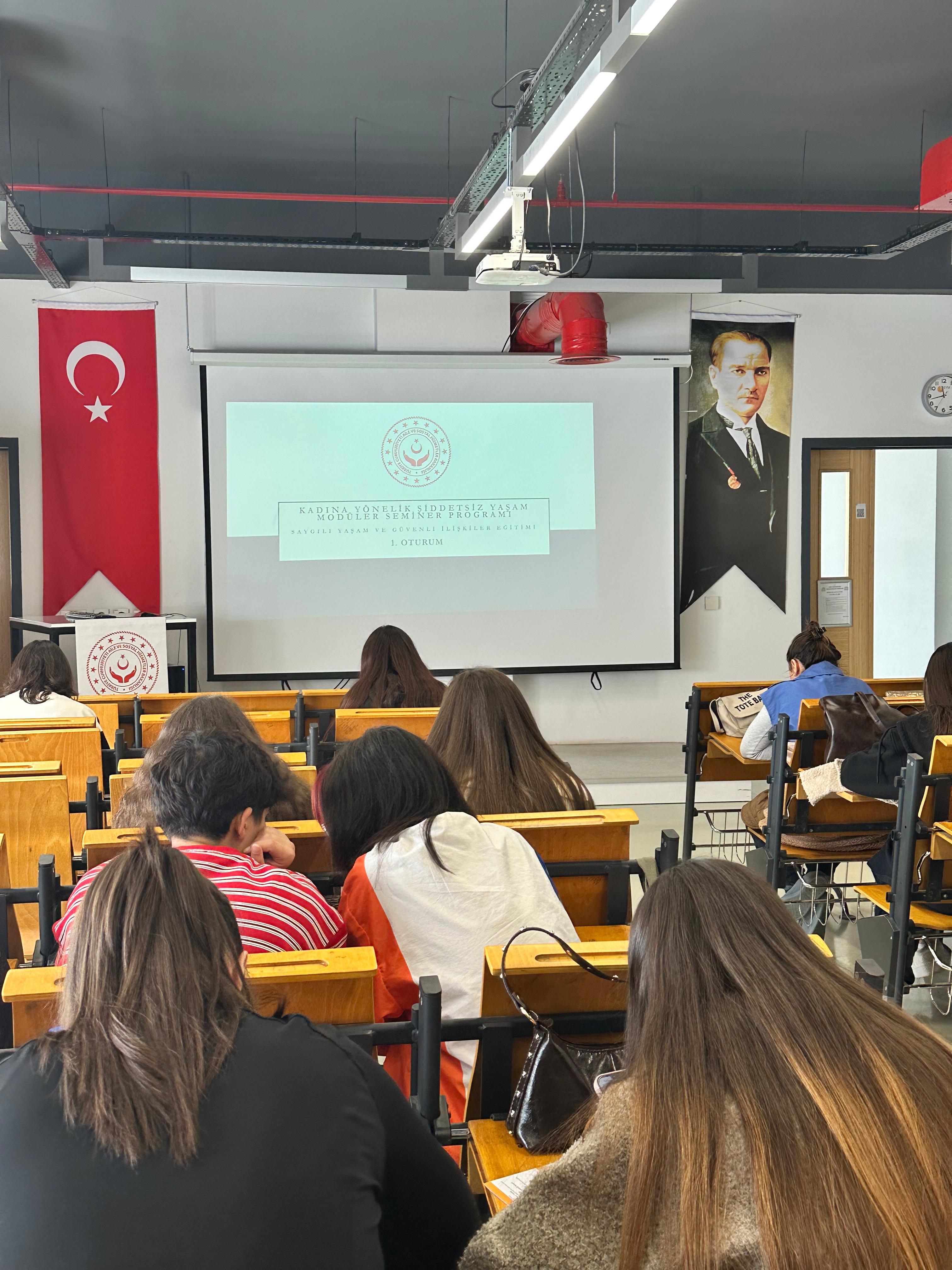 Fakültemizde “Saygılı Yaşam ve Güvenli İlişkiler Eğitimi” Gerçekleştirildi