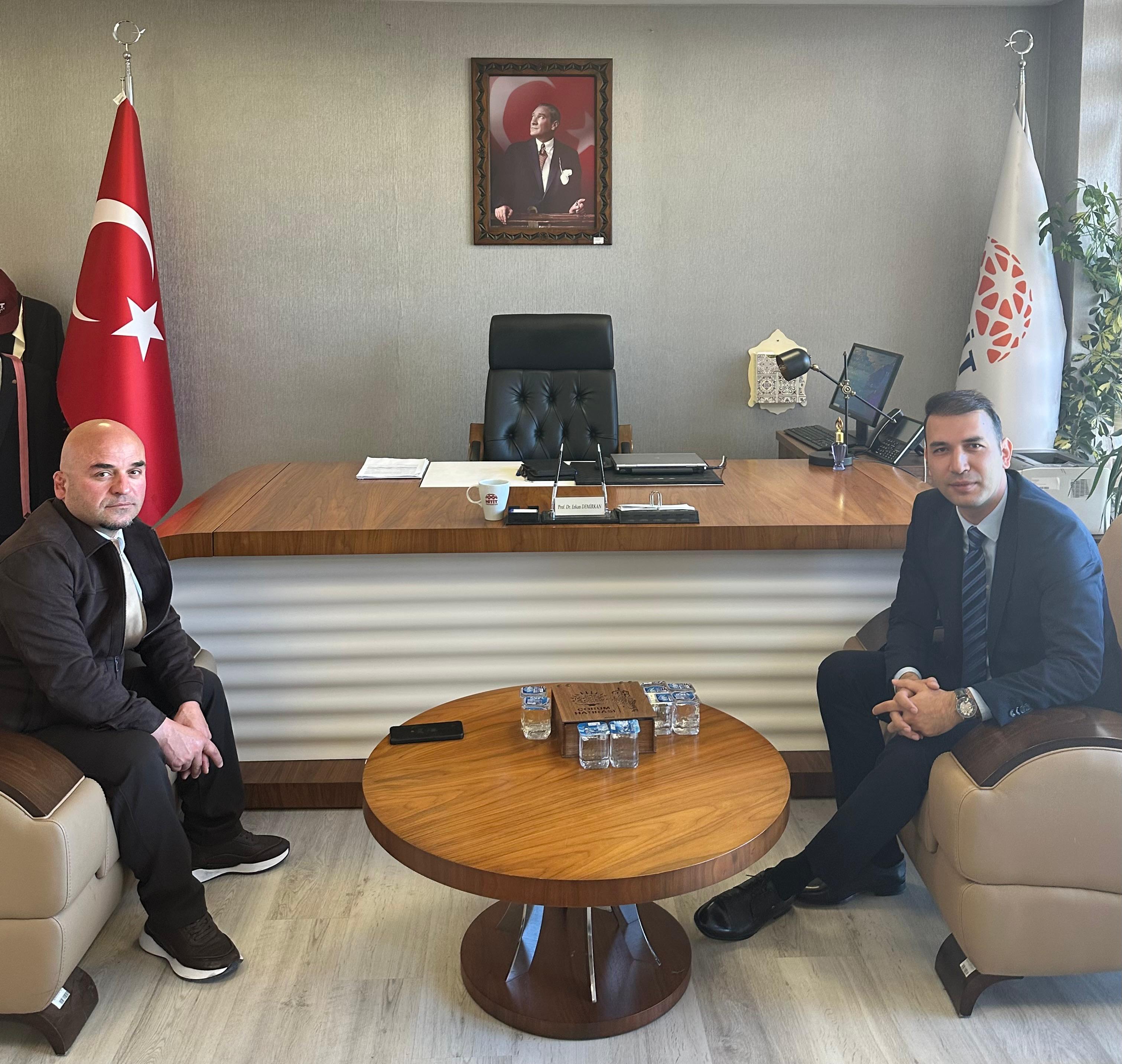Uğurludağ Kaymakamı Sayın Mustafa DÜZGÜN’den Fakültemize Ziyaret 
