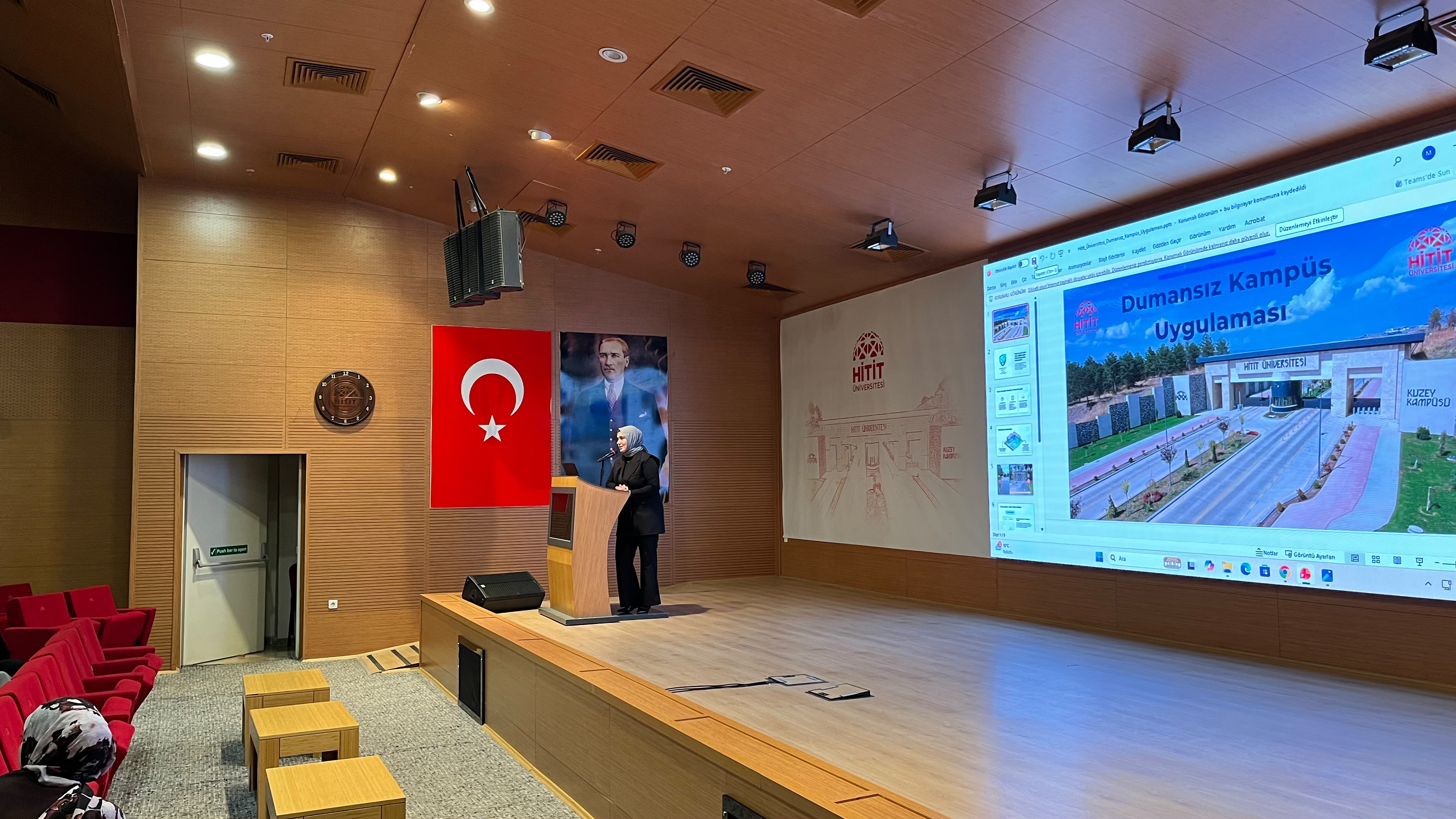 Hitit Üniversitesi’nde Öğrencilere Yönelik “Bağımlılıkla Mücadele Eğitimi” Gerçekleştirildi
