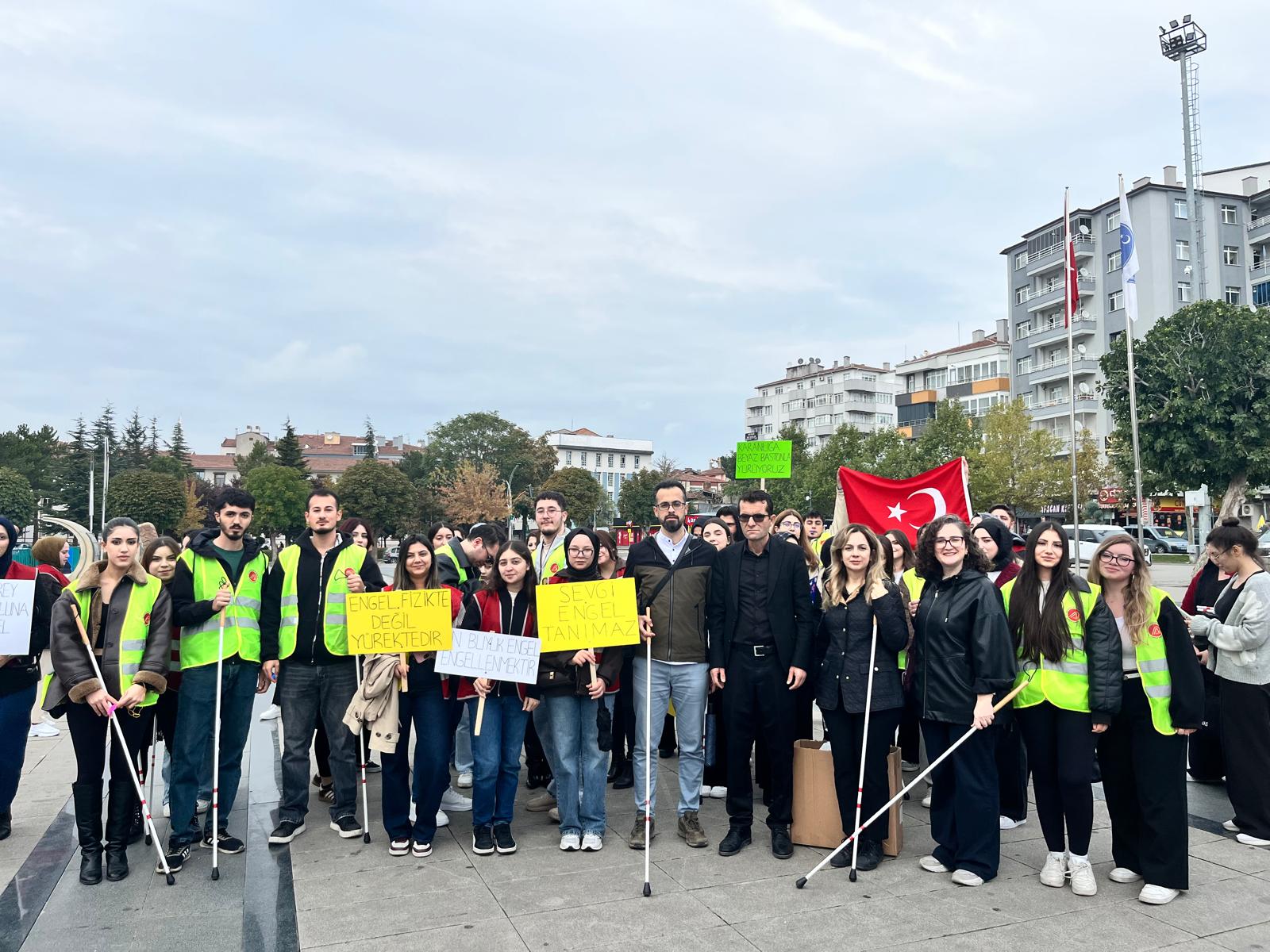 Beyaz Baston Görme Engelliler ve Güvenlik Günü Farkındalık Yürüyüşü