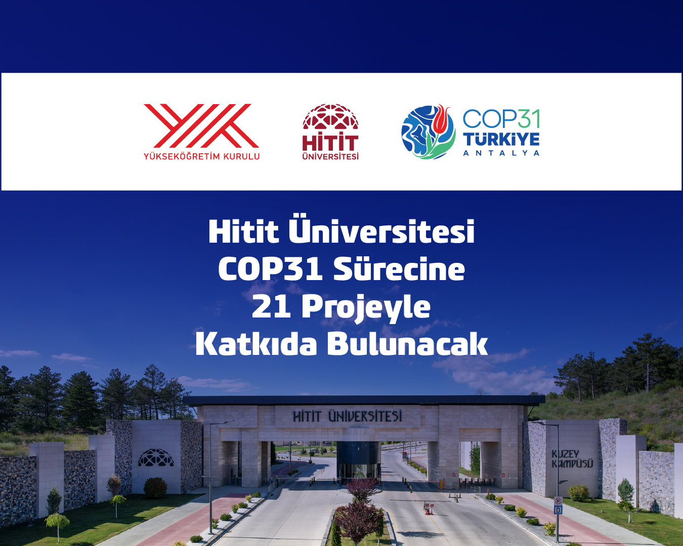 Strong Contribution to COP31 from Hitit University: 21 Applications Accepted